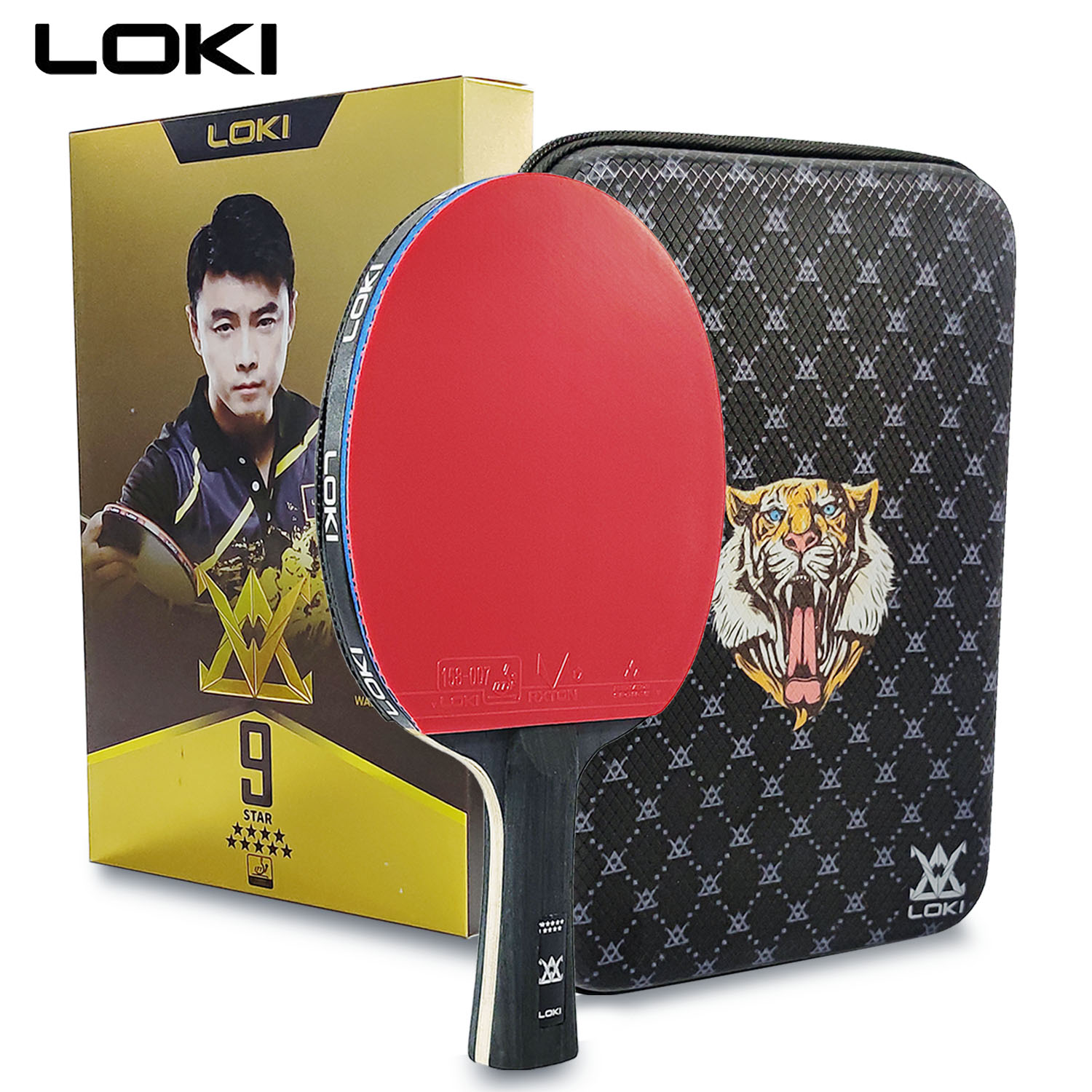Table Tennis Movie - LOKI 9 Star Table Tennis Racket