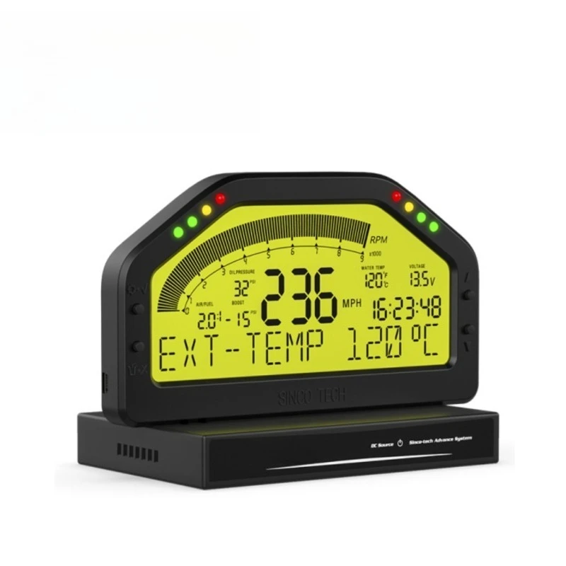 Rubber Booster Speed - Racing Dashboard 12V Universal Multifunctional In-One