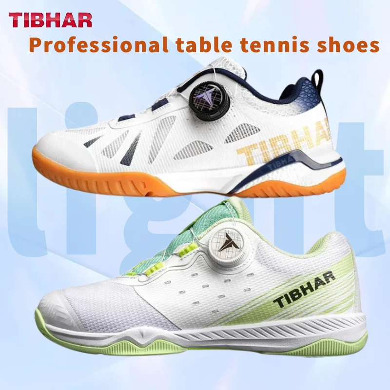 Table Tennis Shoes - New TIBHAR Straight Button Table Tennis