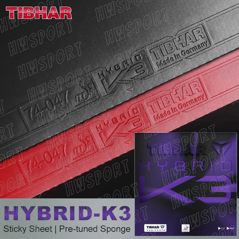 TIBHAR HYBRID K3 Table Tennis  - Table Tennis Hybrid Rubbers 评论和价格