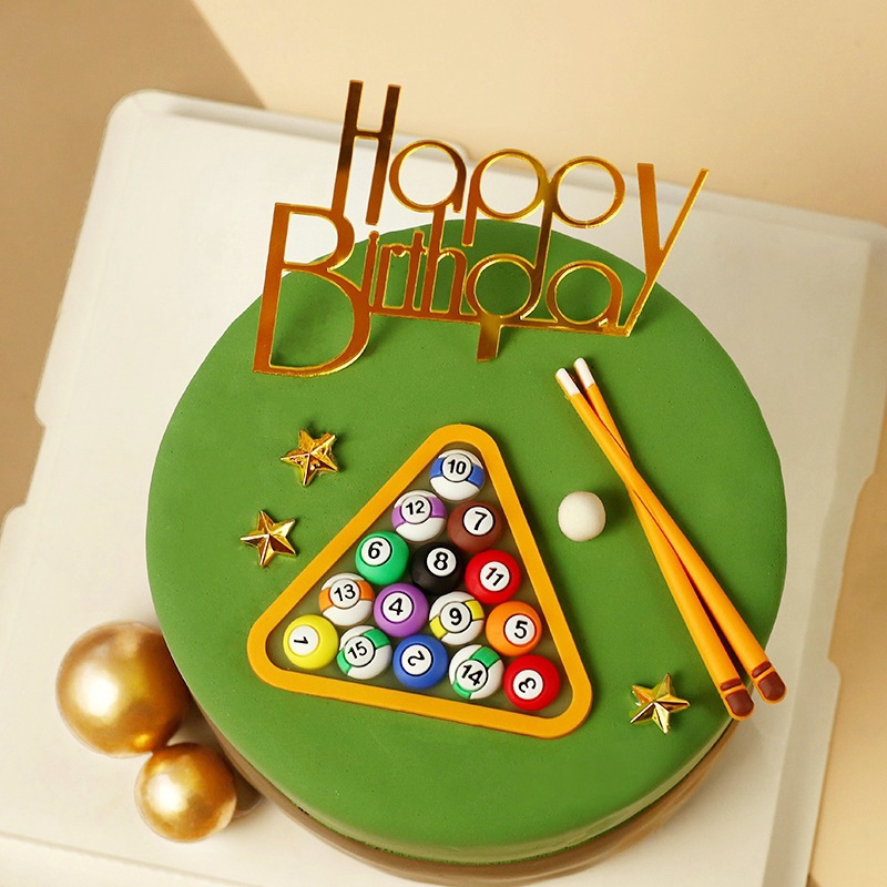 Billiard Ball Cake Decoration  - Table Tennis Hong Kong 评论和价格