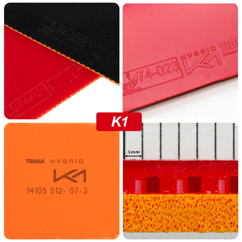 Original Tibhar Hybrid K1 Pro  - Table Tennis Hybrid Rubbers 评论和价格