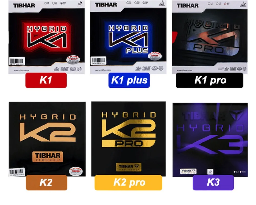 Original Tibhar Hybrid K1 Pro  - Table Tennis Hybrid Rubbers 评论和价格