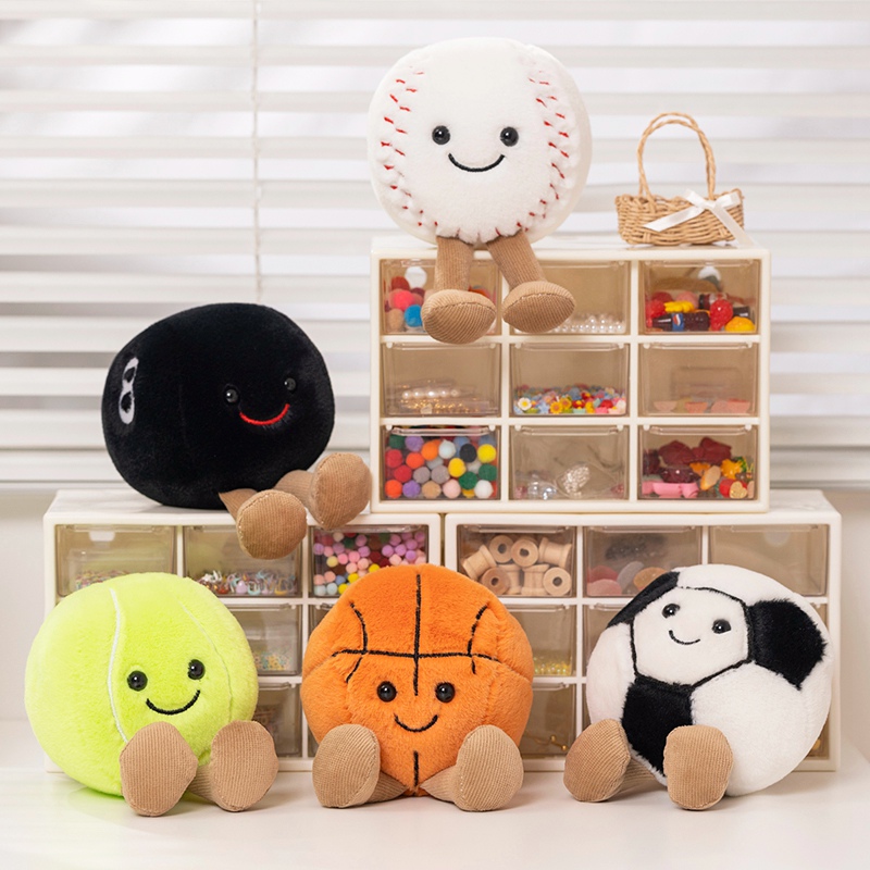 14CM Smiling Ball Plush Doll S - Table Tennis Movie 评论和价格